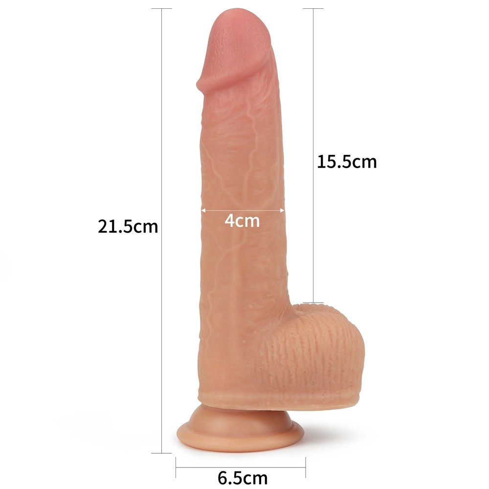 lovetoy dual layered rotating nature cock